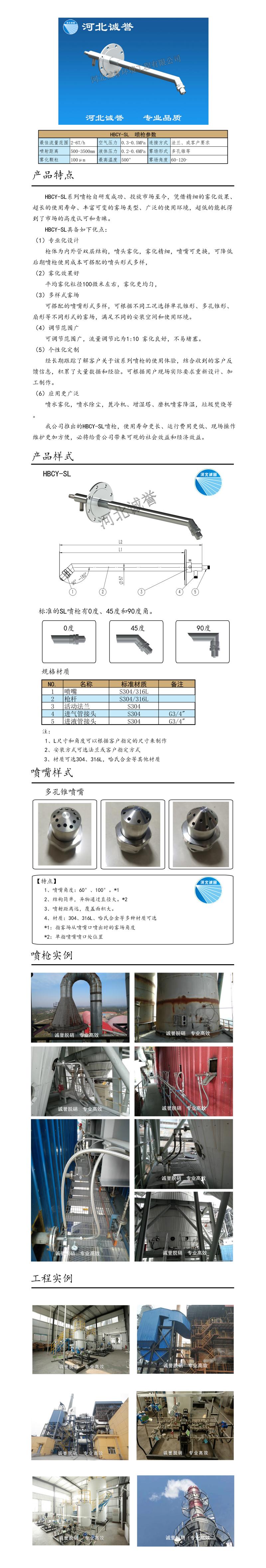 廢液噴槍、保護(hù)套、噴槍參數(shù)、材質(zhì)尺寸、流量分布圖、扇形空心錐俯視圖介紹以及廢液噴槍霧化視頻展示和工程案例介紹